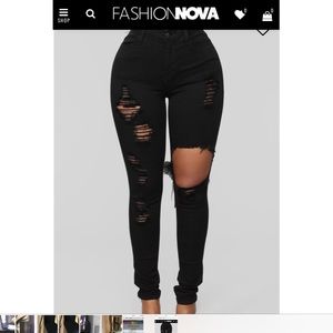 Fashion Nova Glistening Jeans